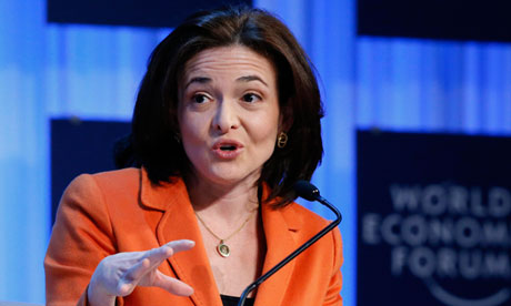 Picture of Sheryl Sandberg, CEO of Facebook.