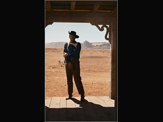 image of John Wayne in the movie The Searchers